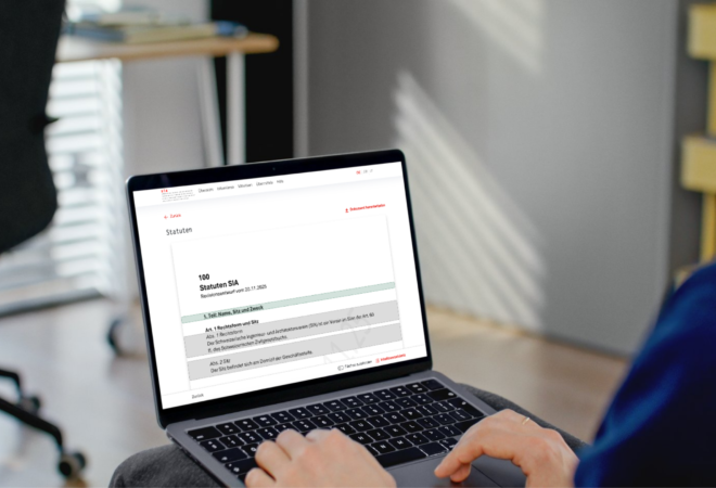 SIA: Vernehmlassung zur Statuten- und Geschäftsreglementsrevision